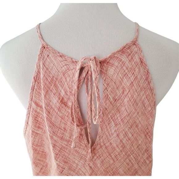 Cloth & Stone Pink Linen Lightweight Tank Top Small - Picture 4 of 8
